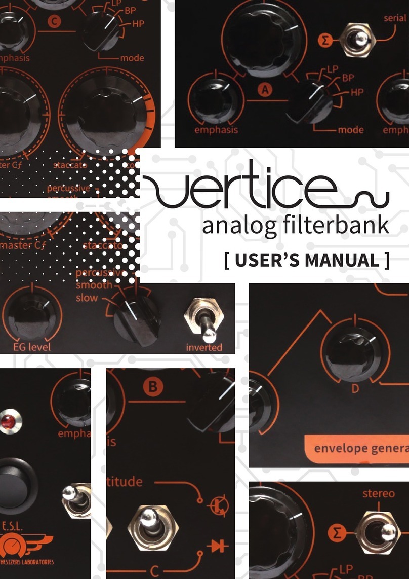 Euterpe Synthesizer Laboratories Vertice user manual