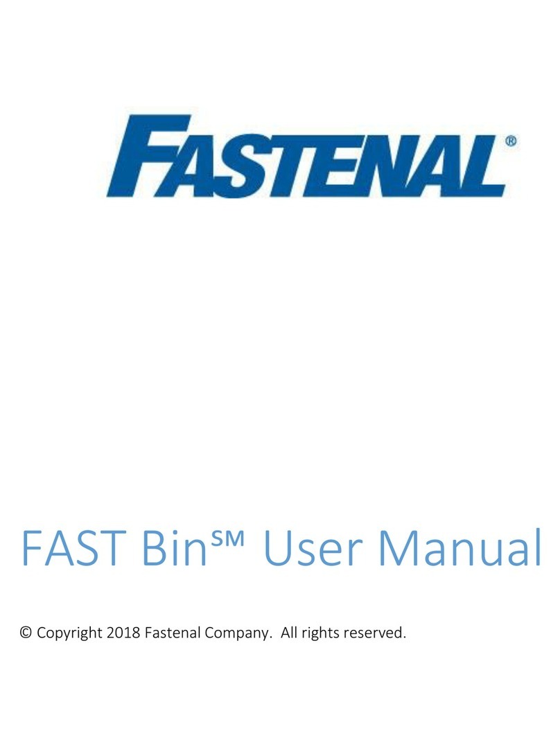 Fastenal FAST Bin 9705080 user manual Fastenal FAST Bin 9705080 user manual