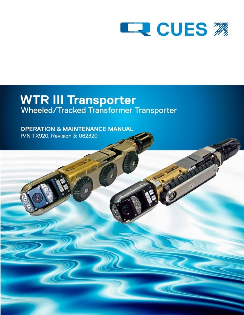 CUES WTR III Transporter Operation & maintenance manual