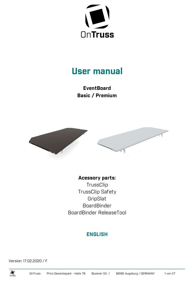 OnTruss EventBoard Basic Series user manual OnTruss EventBoard Basic Series user manual