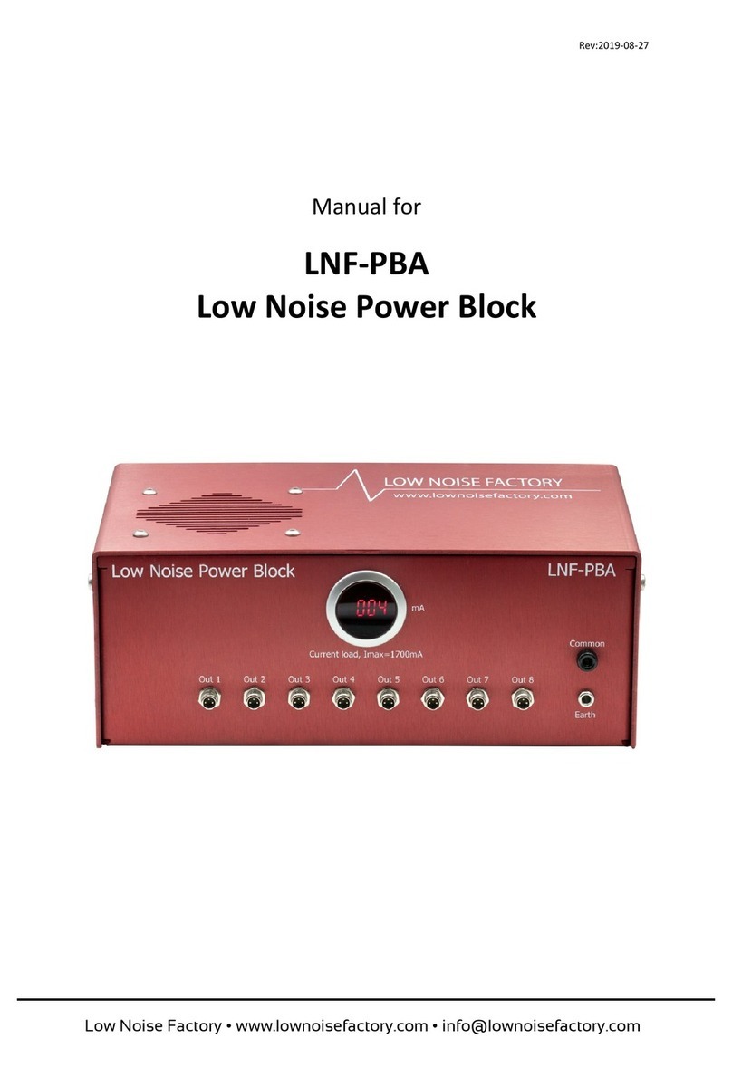 Low Noise Factory LNF-PBA manual