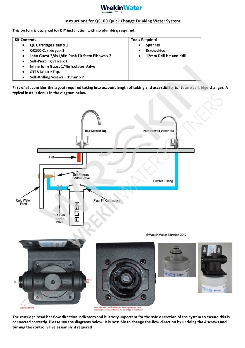 Wrekin Water QC100 quick start guide