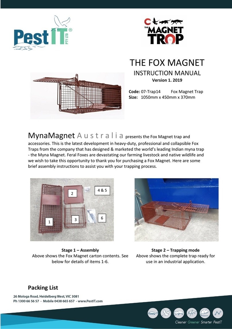Pest IT FOX MAGNET TRAP instruction manual