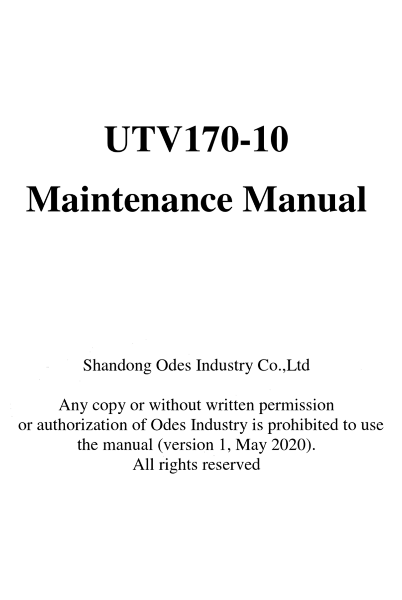 Odes Industry UTV170-10 User manual