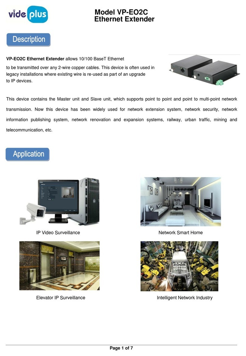 Videplus VP-EO2C User manual
