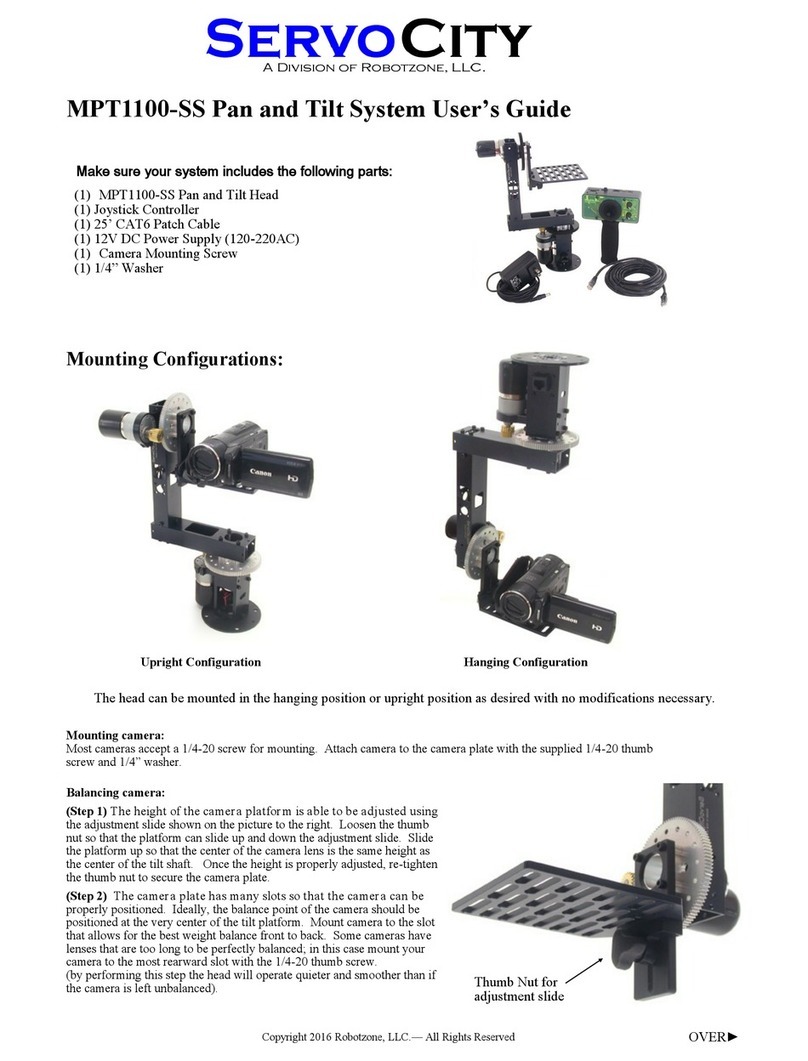 Robotzone ServoCity MPT1100-SS user guide