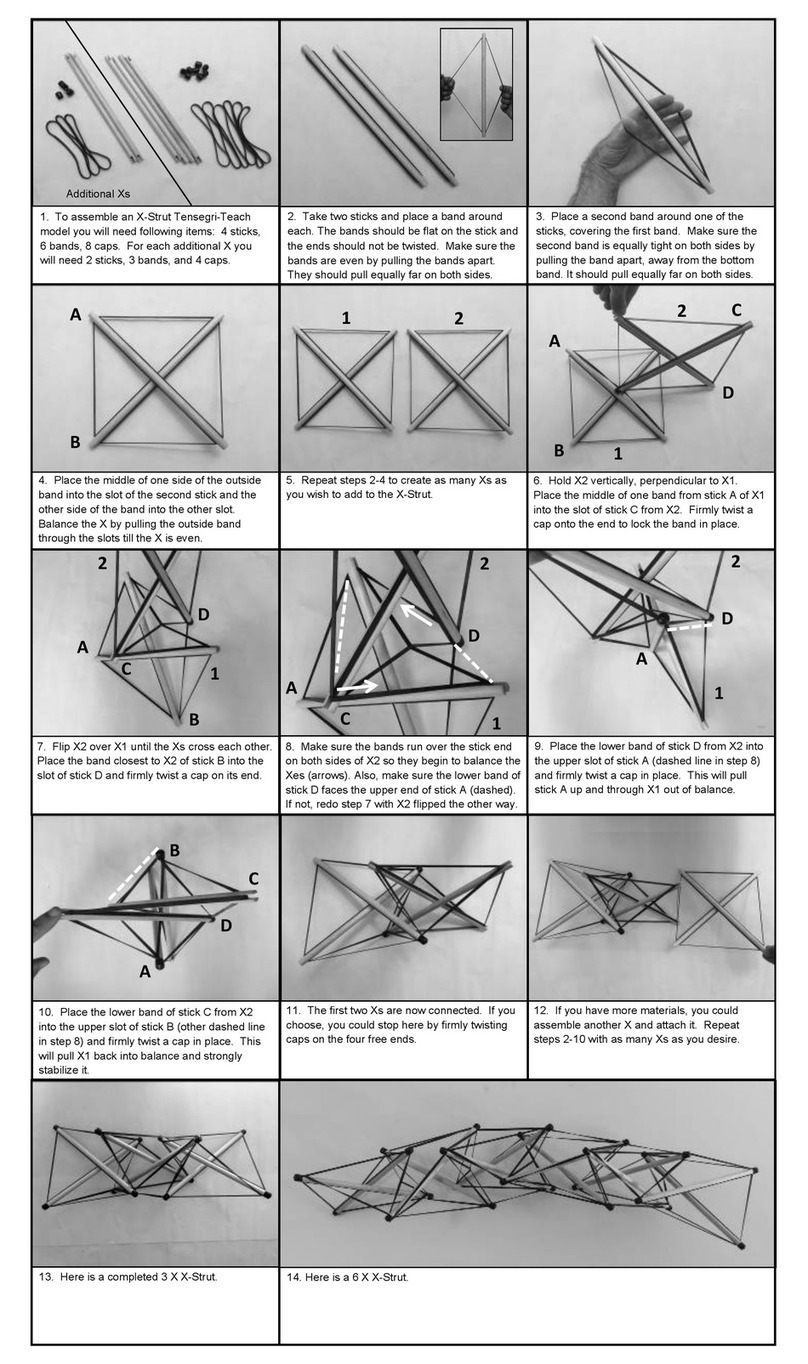 Tensegri-Teach X-Strut User manual