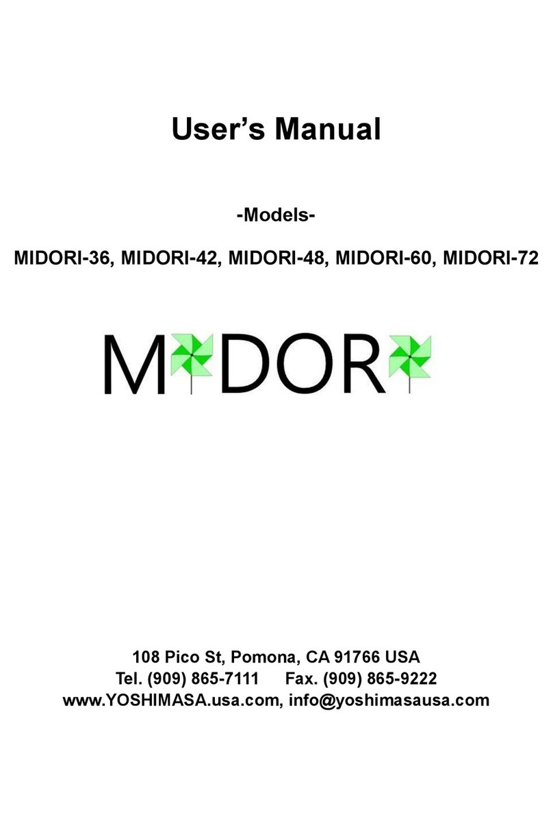 MIDORI MIDORI-36 user manual