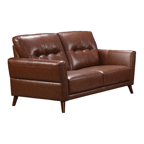 Sareer Boston 2 Seater Sofa Assembly instructions
