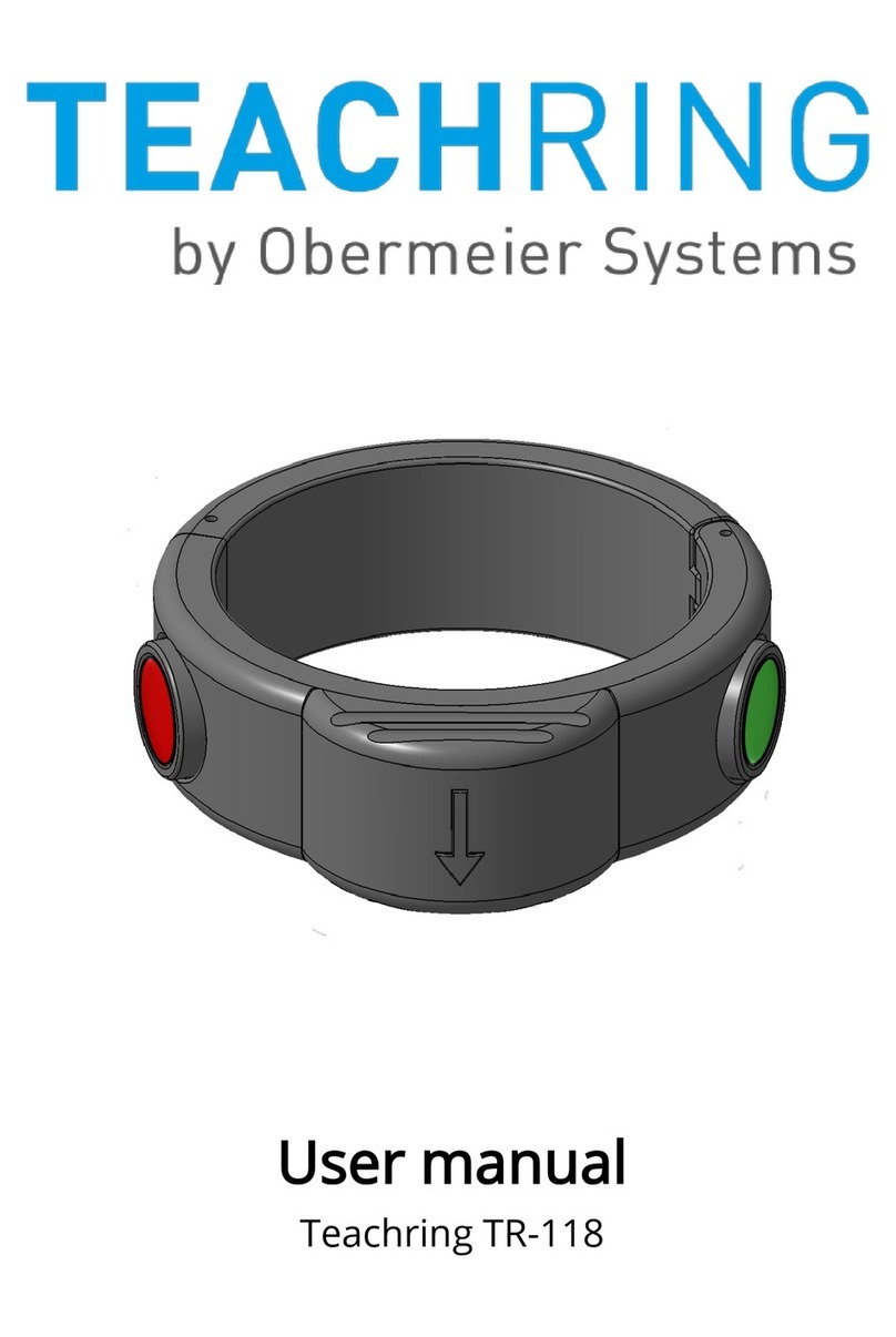Obermeier Systems Teachring TR-118 User manual