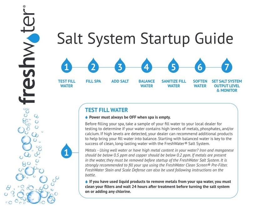 Watkins Wellness Freshwater Salt System Startup guide