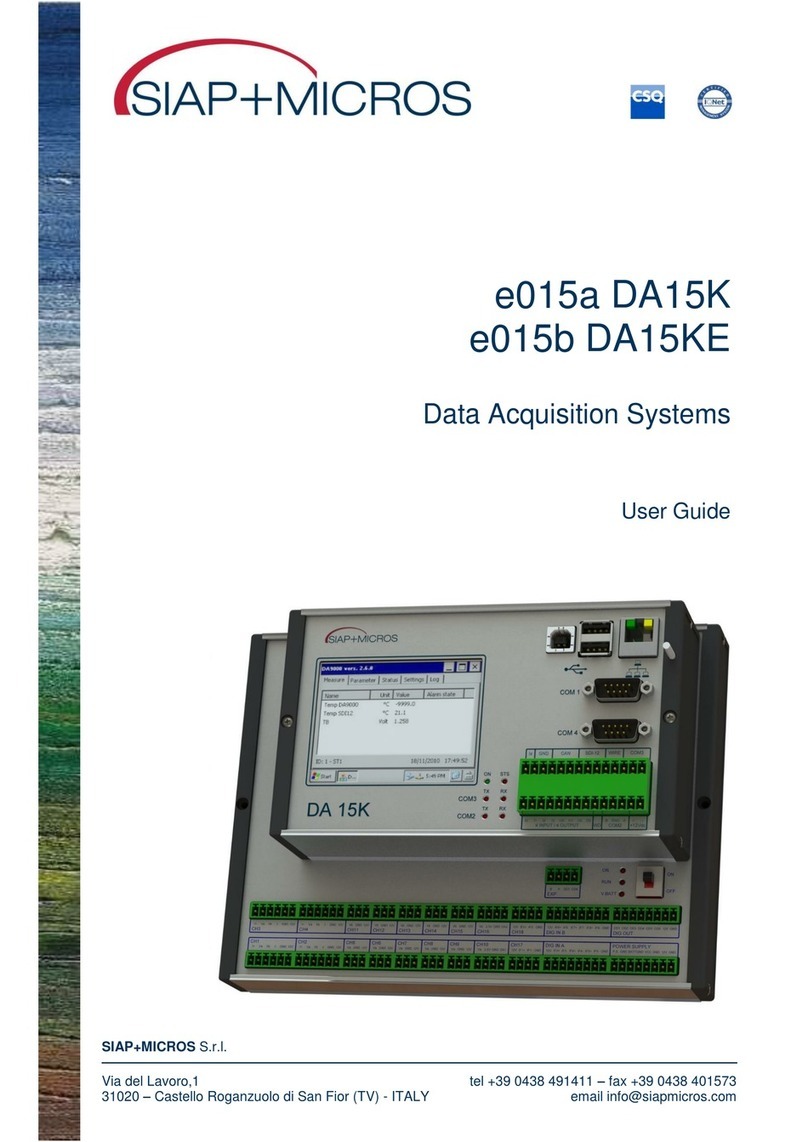 SIAP+MICROS e015a DA15K user guide