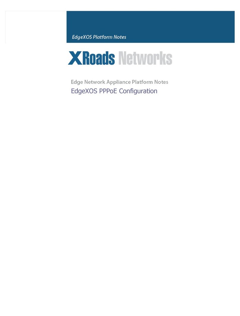 XRoads Networks EdgeXOS Platform Notes
