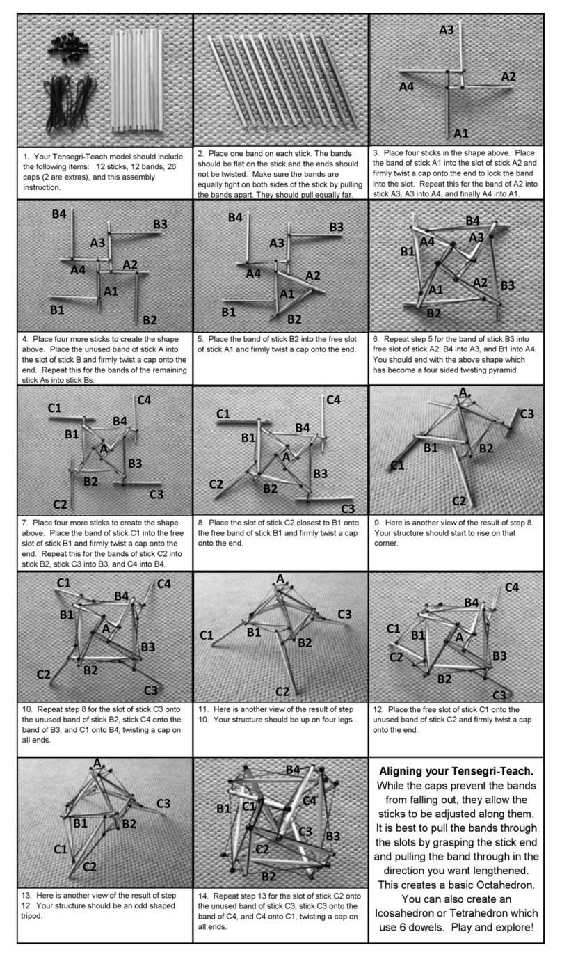 Tensegri-Teach Octahedron Assembly instructions Tensegri-Teach Octahedron Assembly instructions