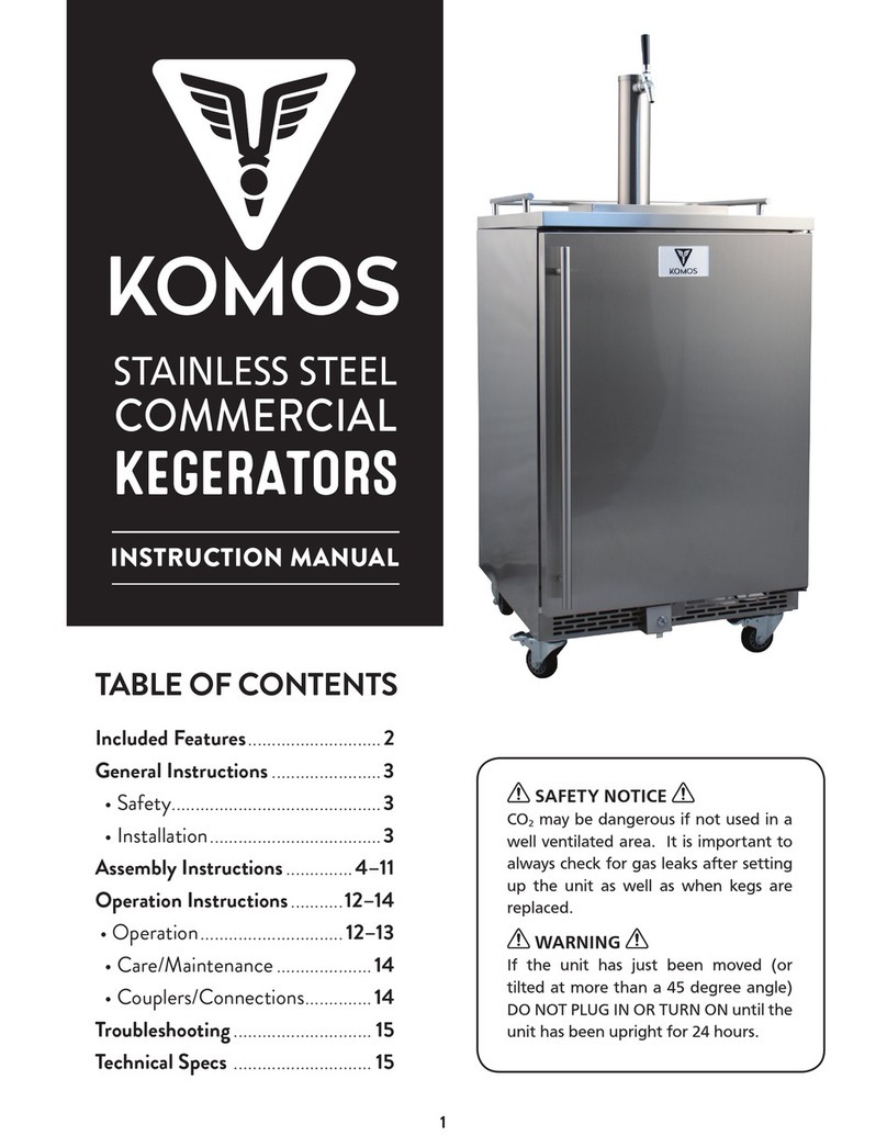 Komos ND-1600 User manual