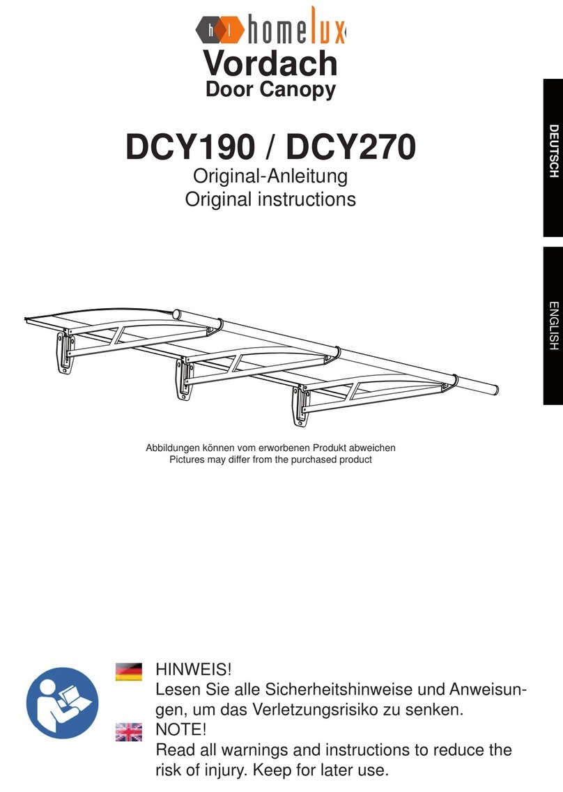 Homelux DCY190 Original instructions