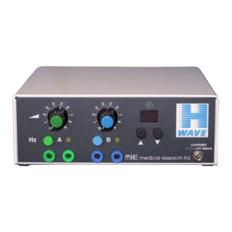 MIE medical research H-Wave 4-pad instruction manual