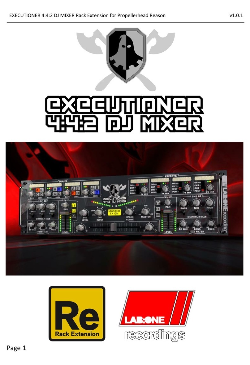 Lab:One Recordings EXECUTIONER 4:4:2 manual