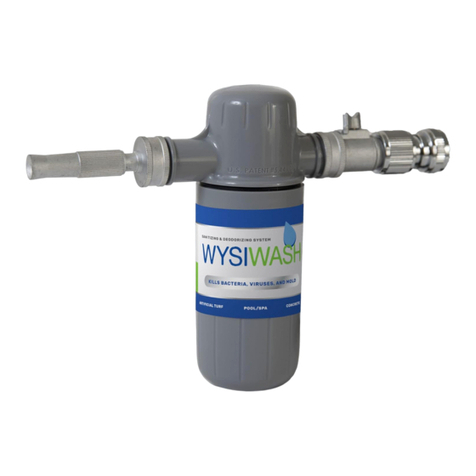 Wysiwash SANITIZER-V owner's manual