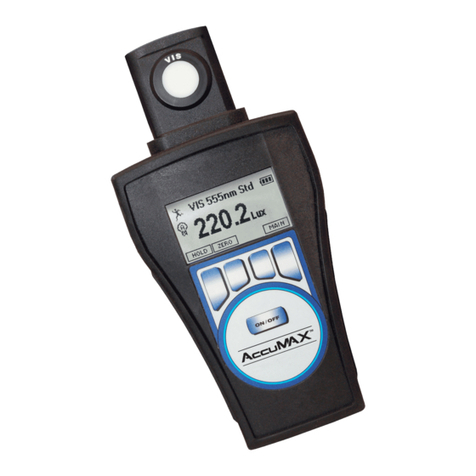 Spectro-UV SPECTROLINE AccuMAX XPR-3000 quick guide