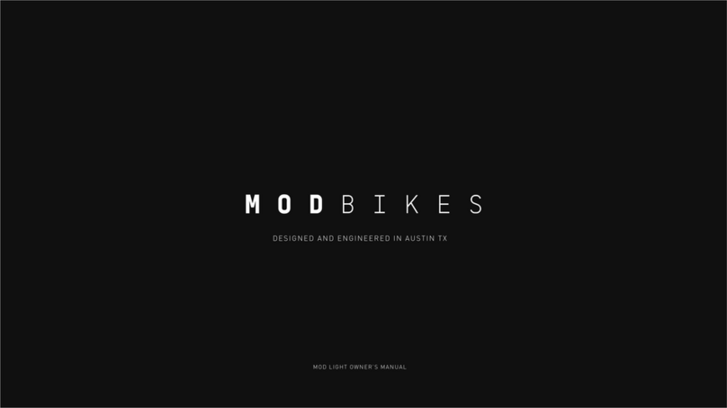 MOD BIKES LIGHT owner's manual