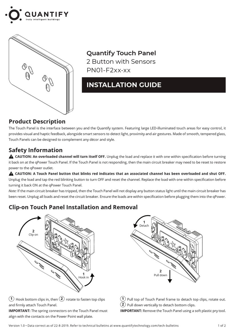 Quantify PN01-F2 Series installation guide