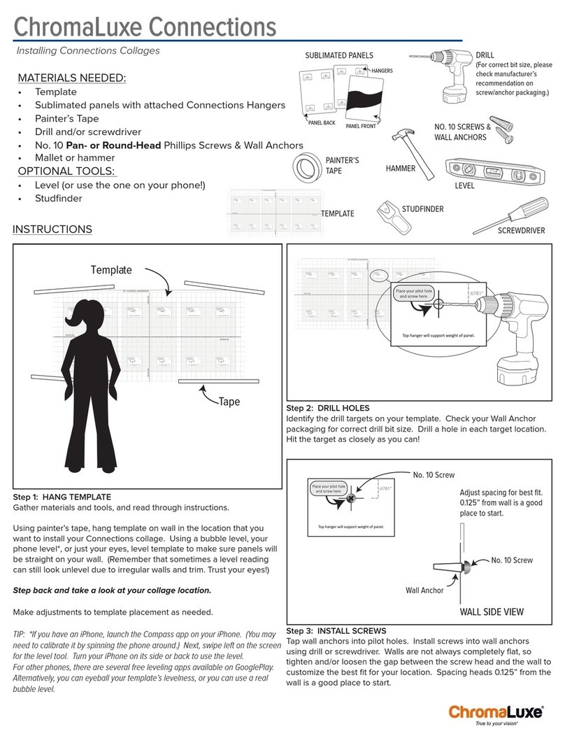 Universal Woods ChromaLuxe Connections quick start guide