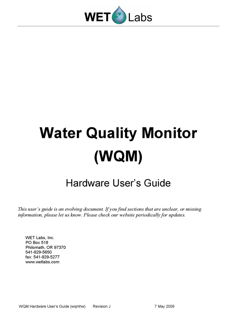 Wet Labs WQM Hardware user's guide