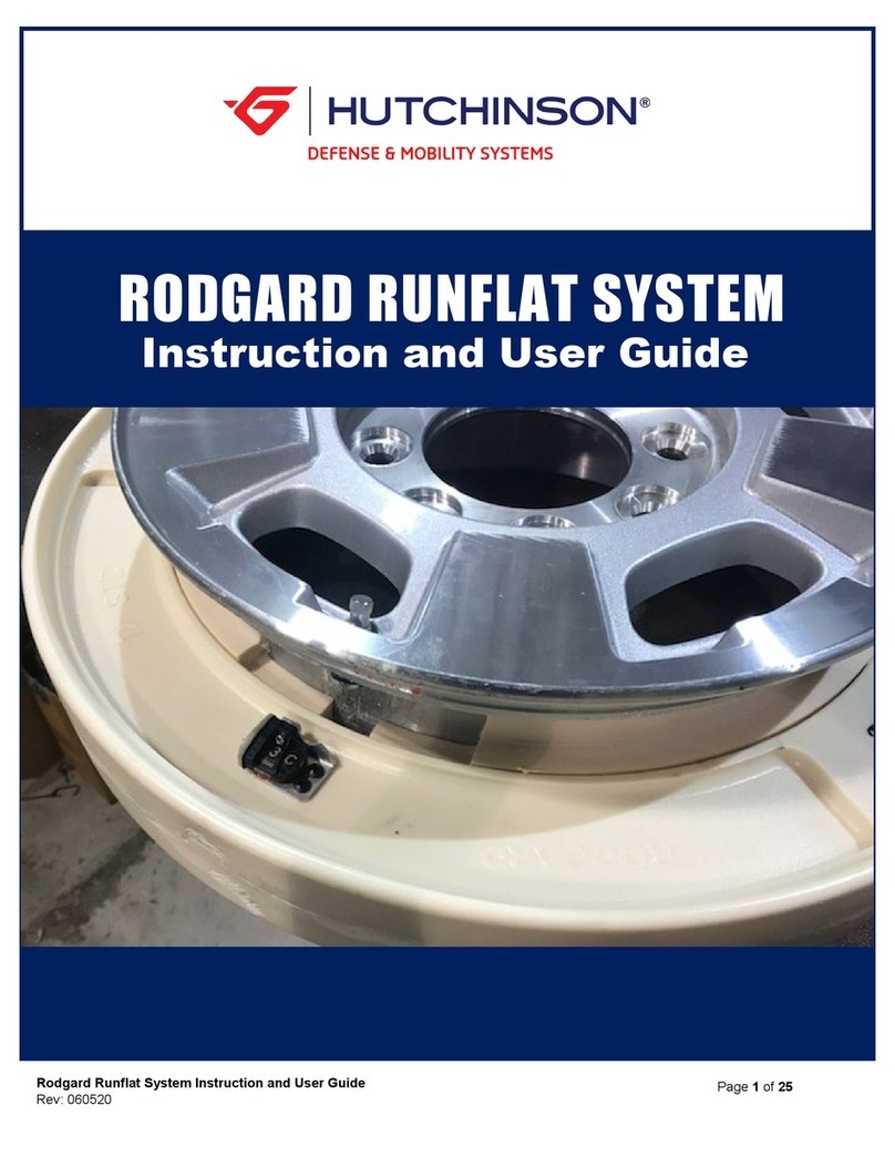 Hutchinson RODGARD RUNFLAT Installation instructions and user guide