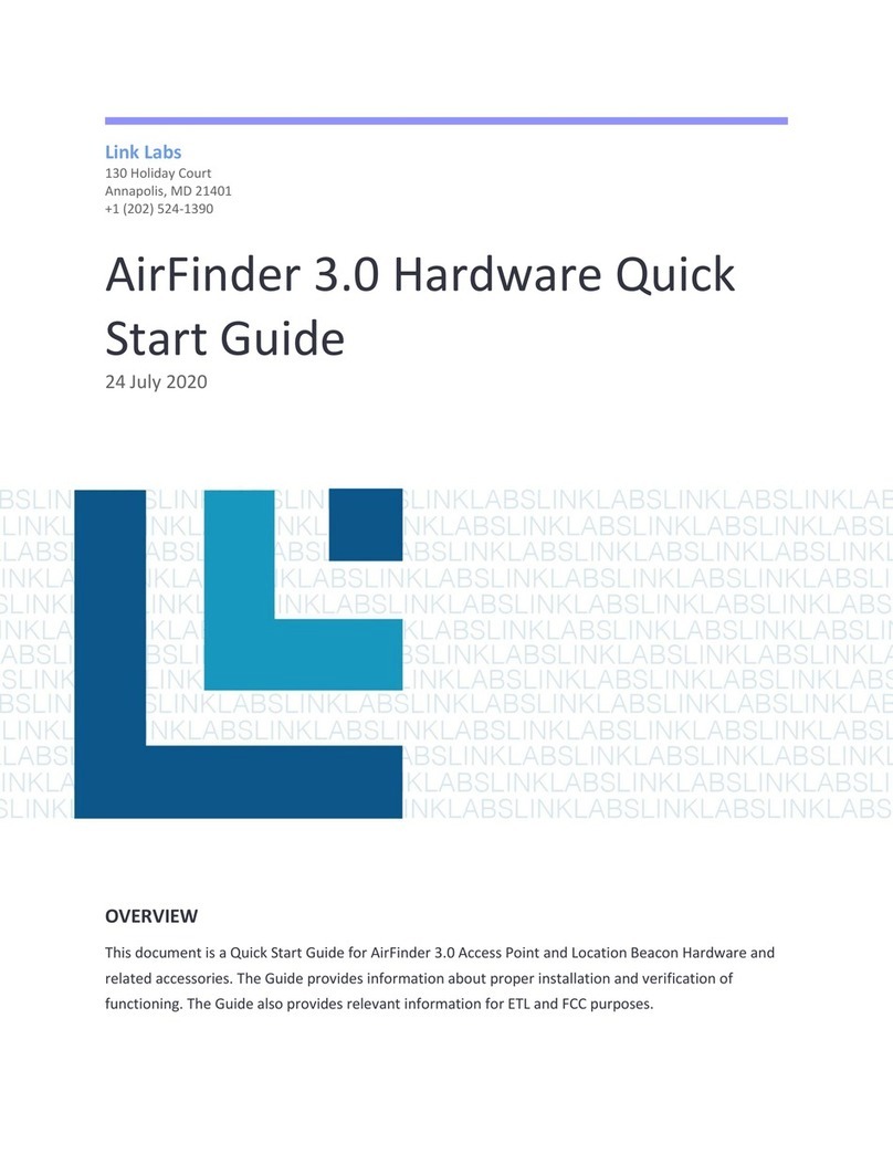 LINK LABS AirFinder 3.0 Hardware quick start guide