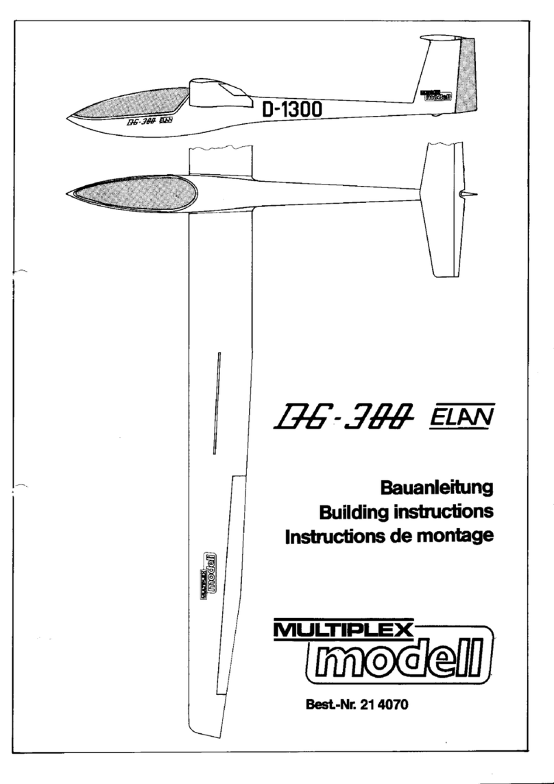 MULTIPLEX modell DG 300 Elan Instruction Manual