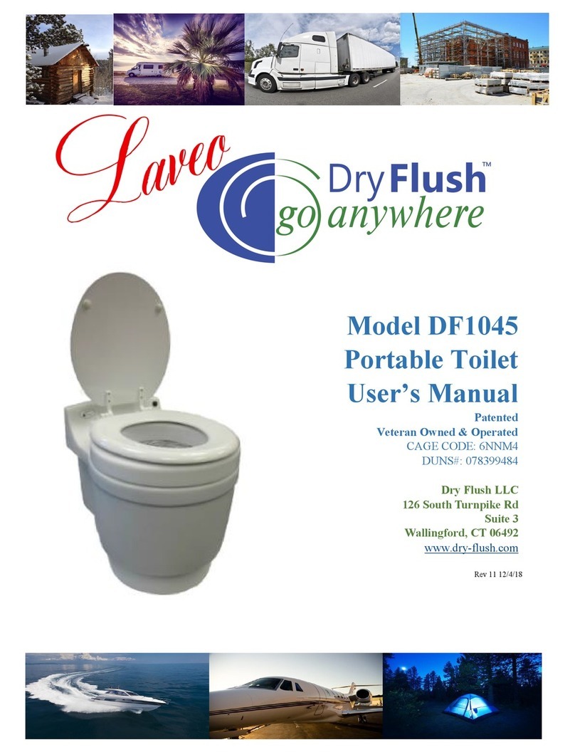 Dry Flush Laveo DF1045 user manual