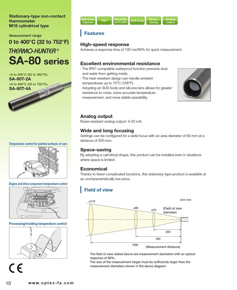 THERMO-HUNTER SA-80 Series User manual