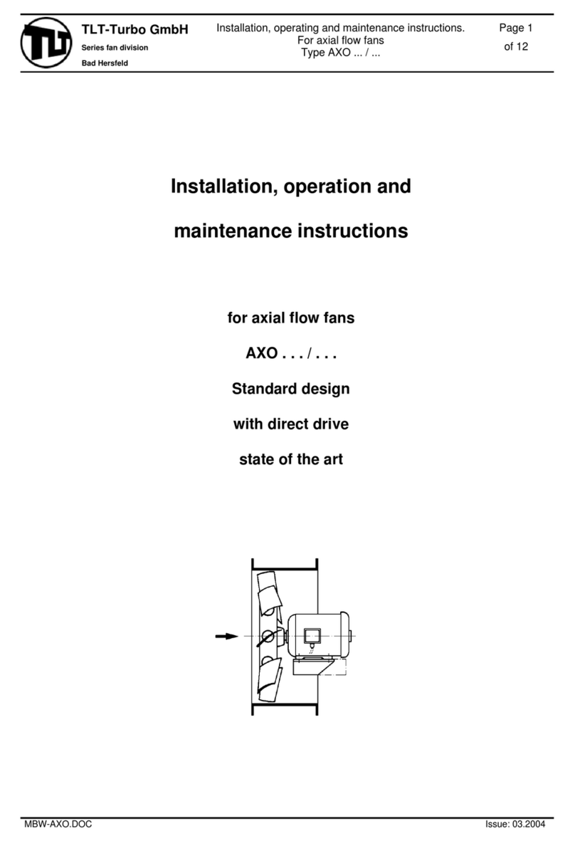 TLT-Turbo AXO Series Installation, operation and maintenance instructions