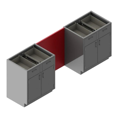 LFFH Metal Laboratory Casework installation guide