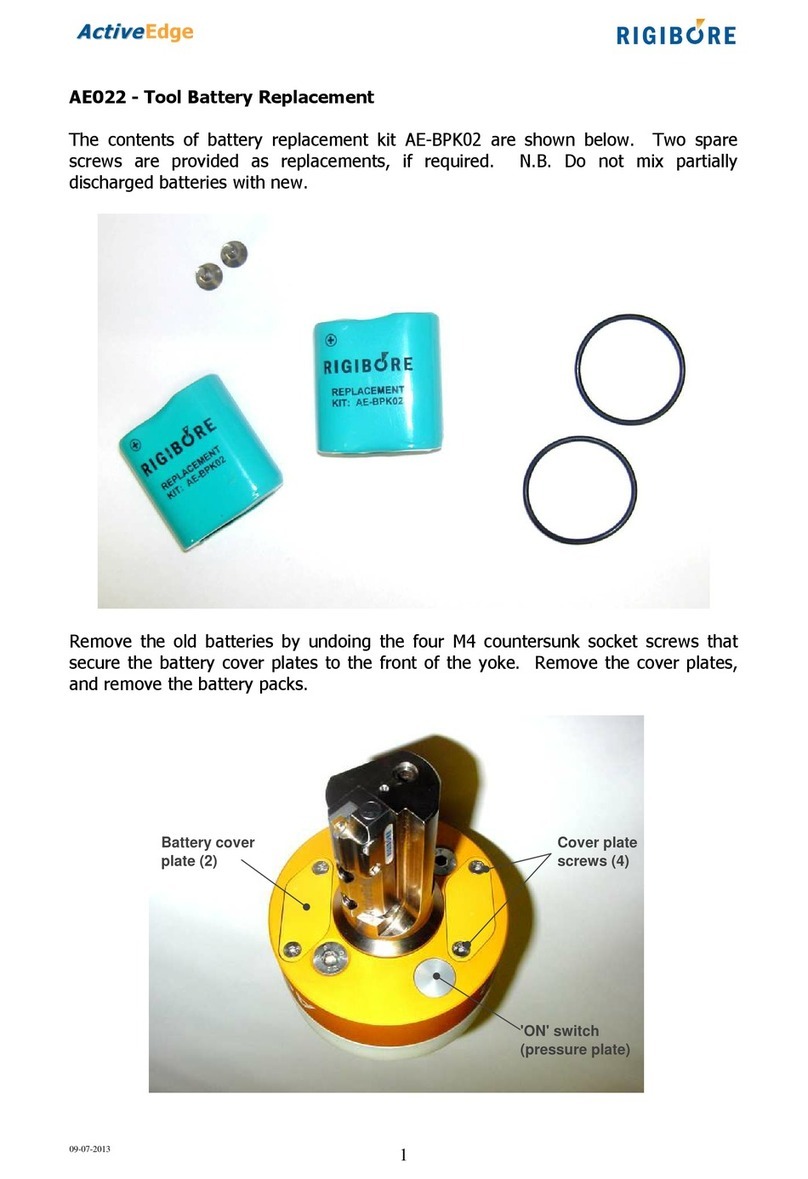 RIGIBORE ActiveEdge AE-BPK02 Replacement manual