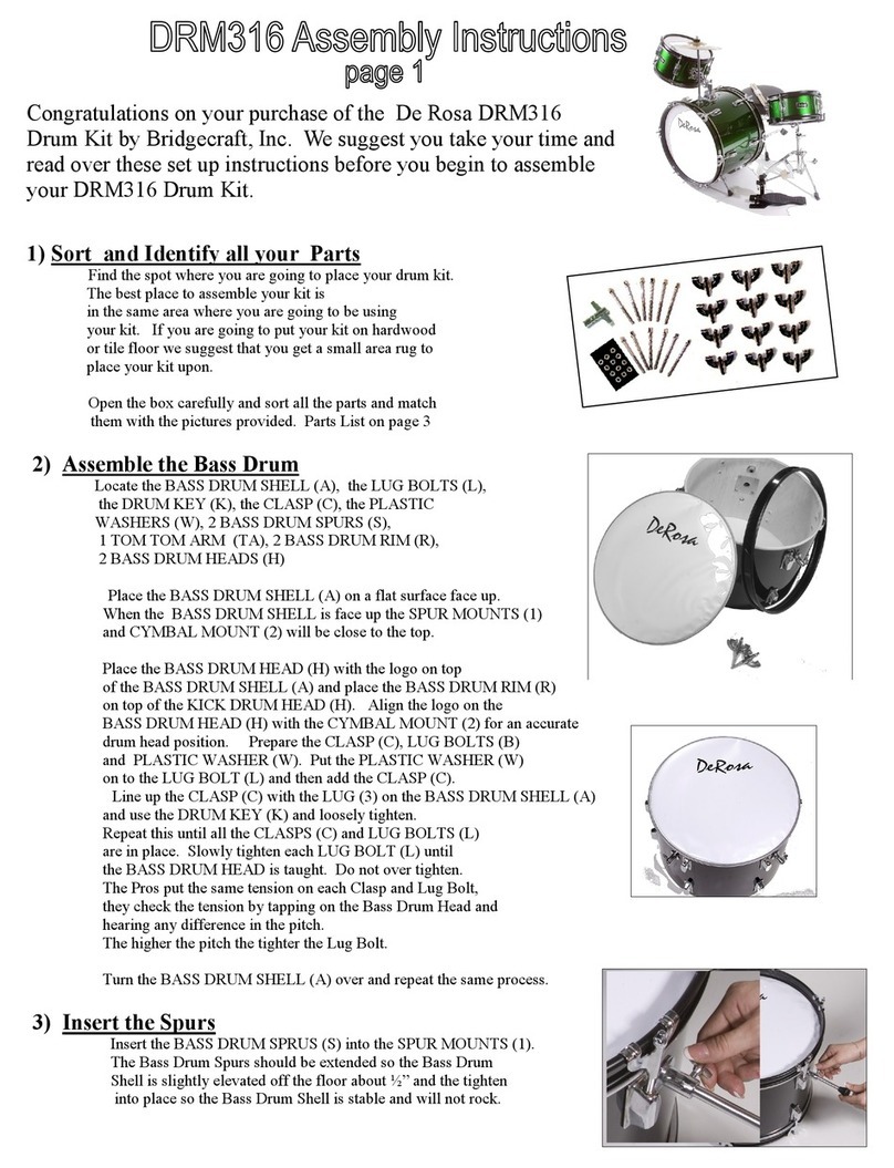 De Rosa DRM316 Assembly instructions