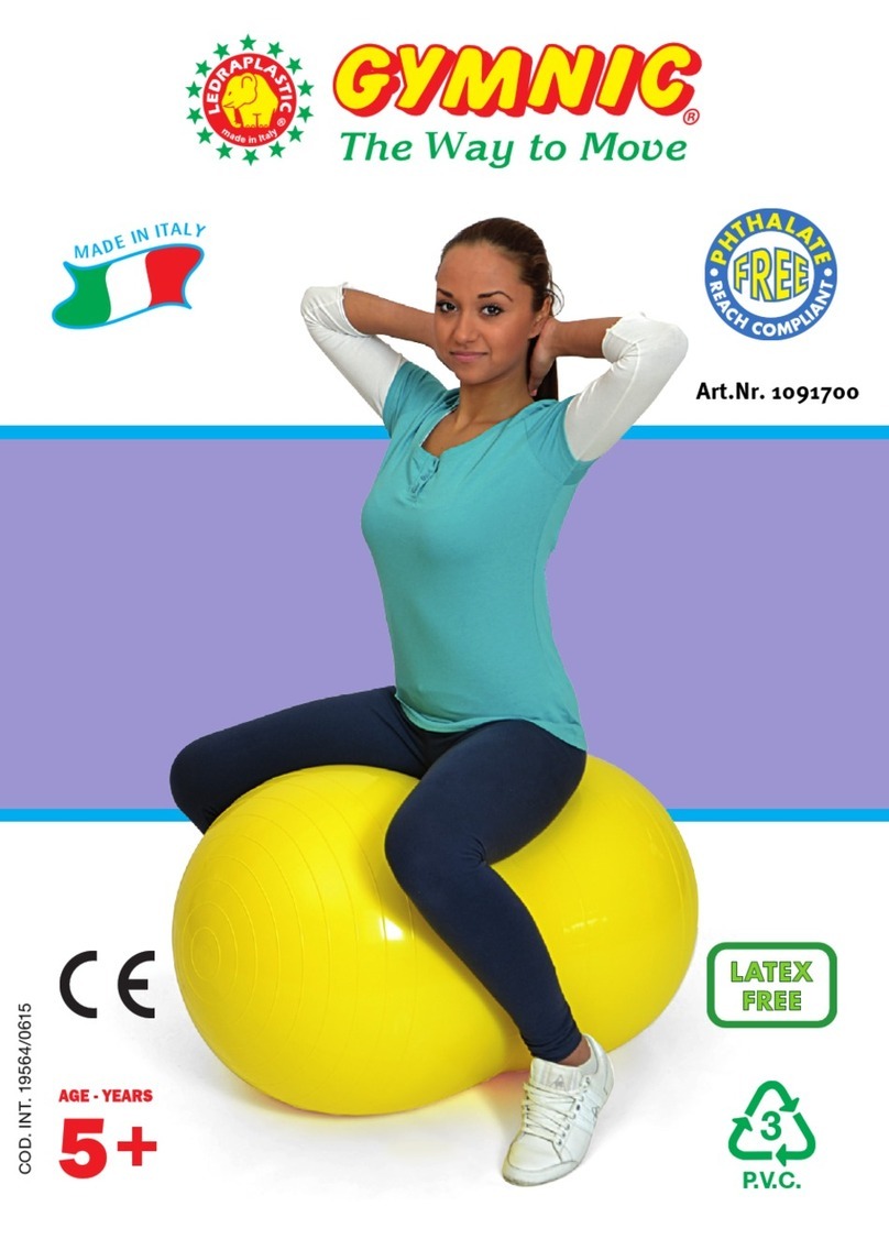 Gymnic PHYSIO ROLL quick start guide