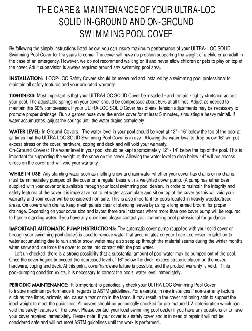 Loop-Loc ULTRA-LOC SOLID Maintenance manual