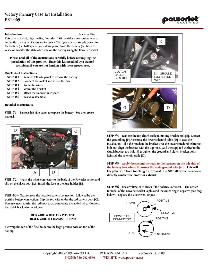 Powerlet PKT-065 User manual