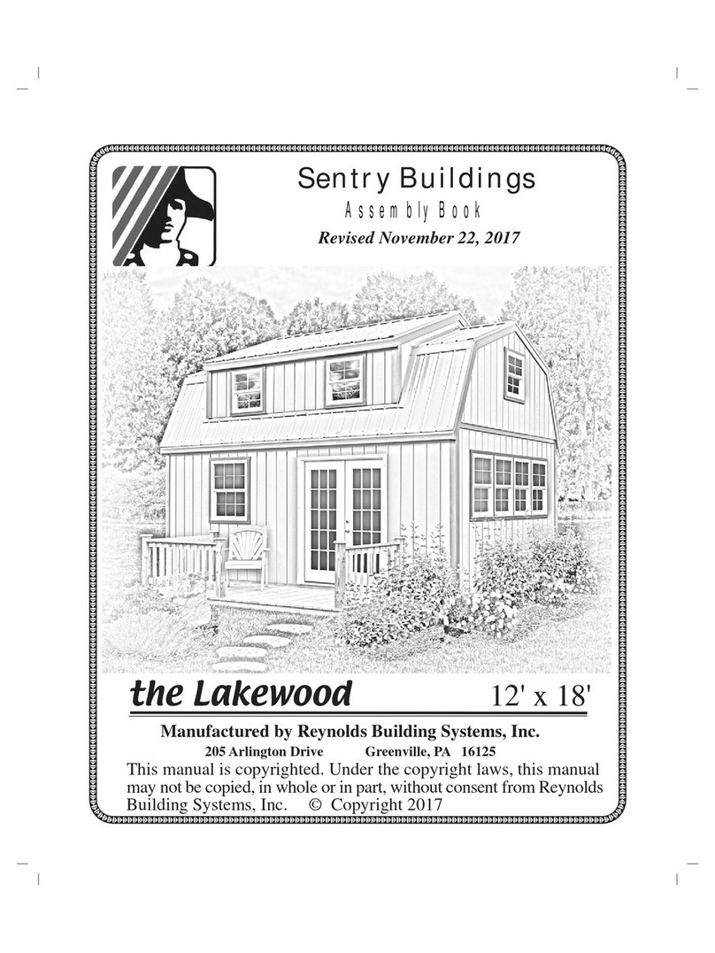 Sentry Buildings the Lakewood 12' x 18' Assembly Book