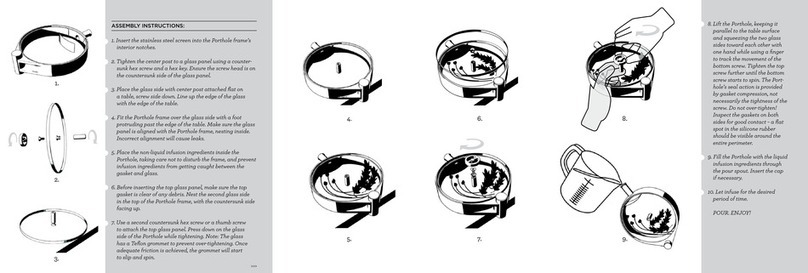 CRUCIAL DETAIL Porthole Assembly instructions