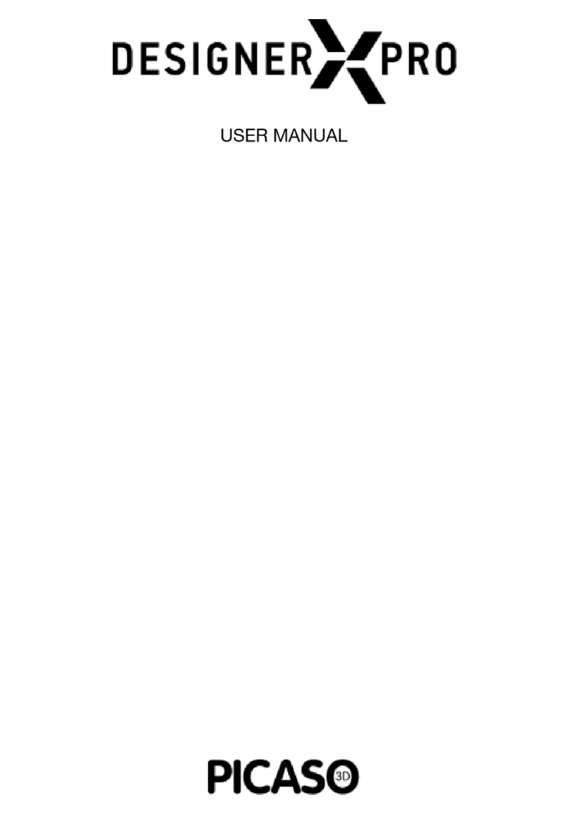 PICASO 3D Designer X PRO User manual