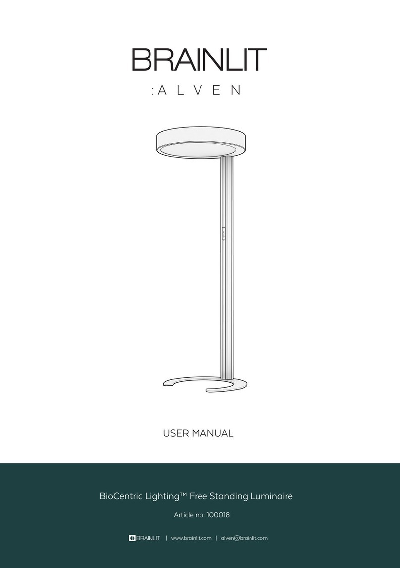 BrainLit BioCentric Lighting Alven user manual