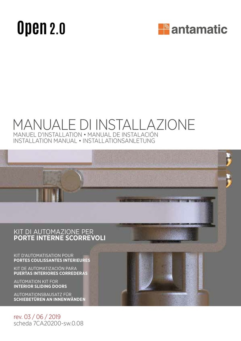 Scrigno antamatic OPEN 2.0 installation manual