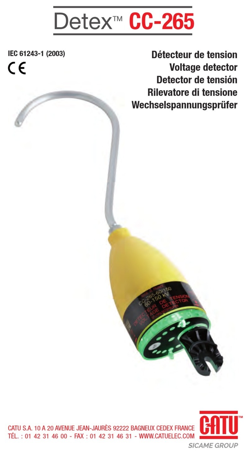 Sicame CATU Detex CC-265 manual
