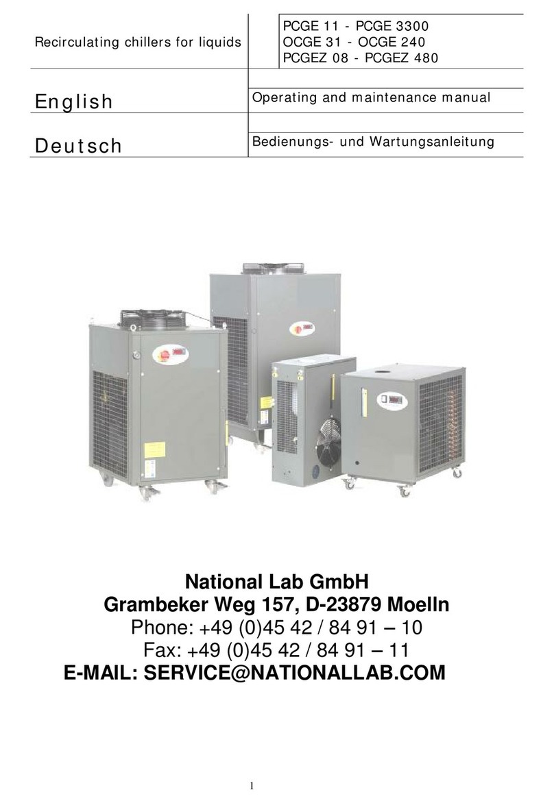 National Lab PCGE Series Operating and maintenance manual