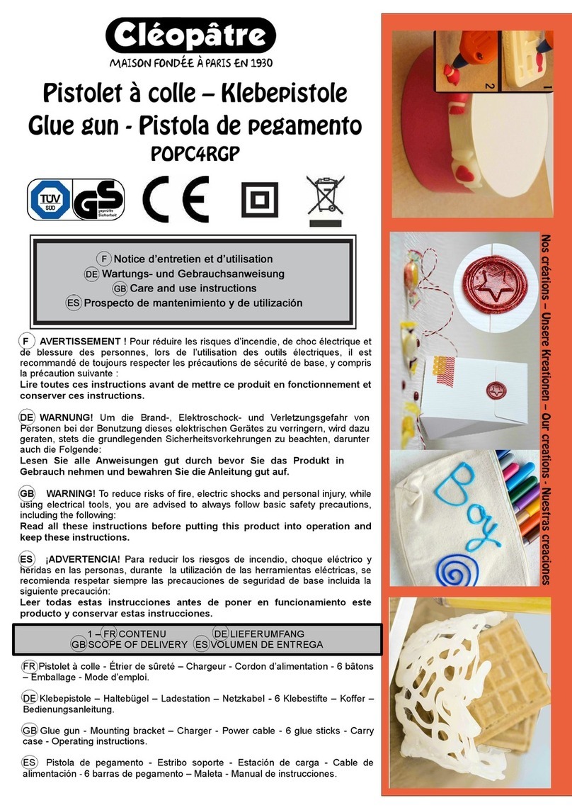 Cleopatre POPC4RGP Manual