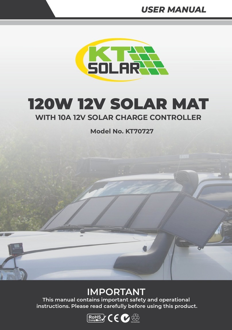 KT SOLAR KT70727 user manual