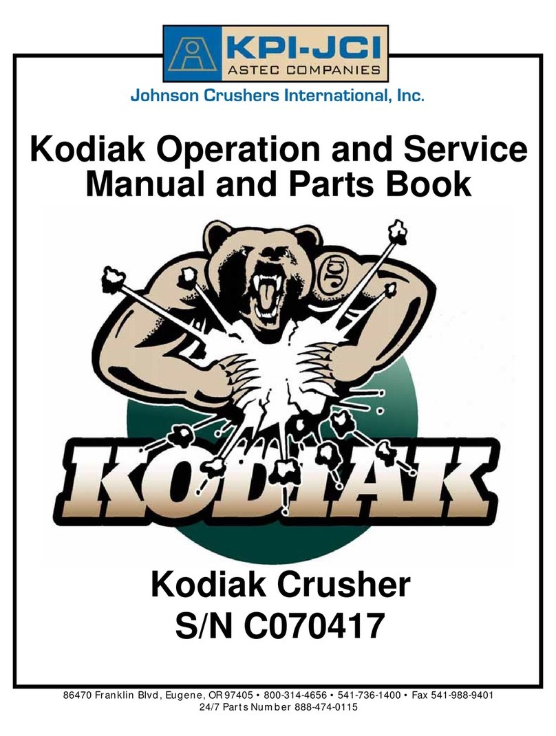 JCI Kodiak 200 Operation and Service Manual and Parts Book JCI Kodiak 200 Operation and Service Manual and Parts Book